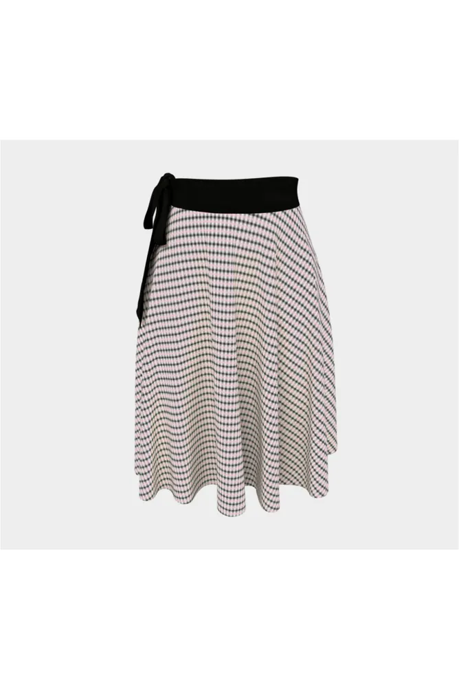 Shepherd's Check Wrap Skirt