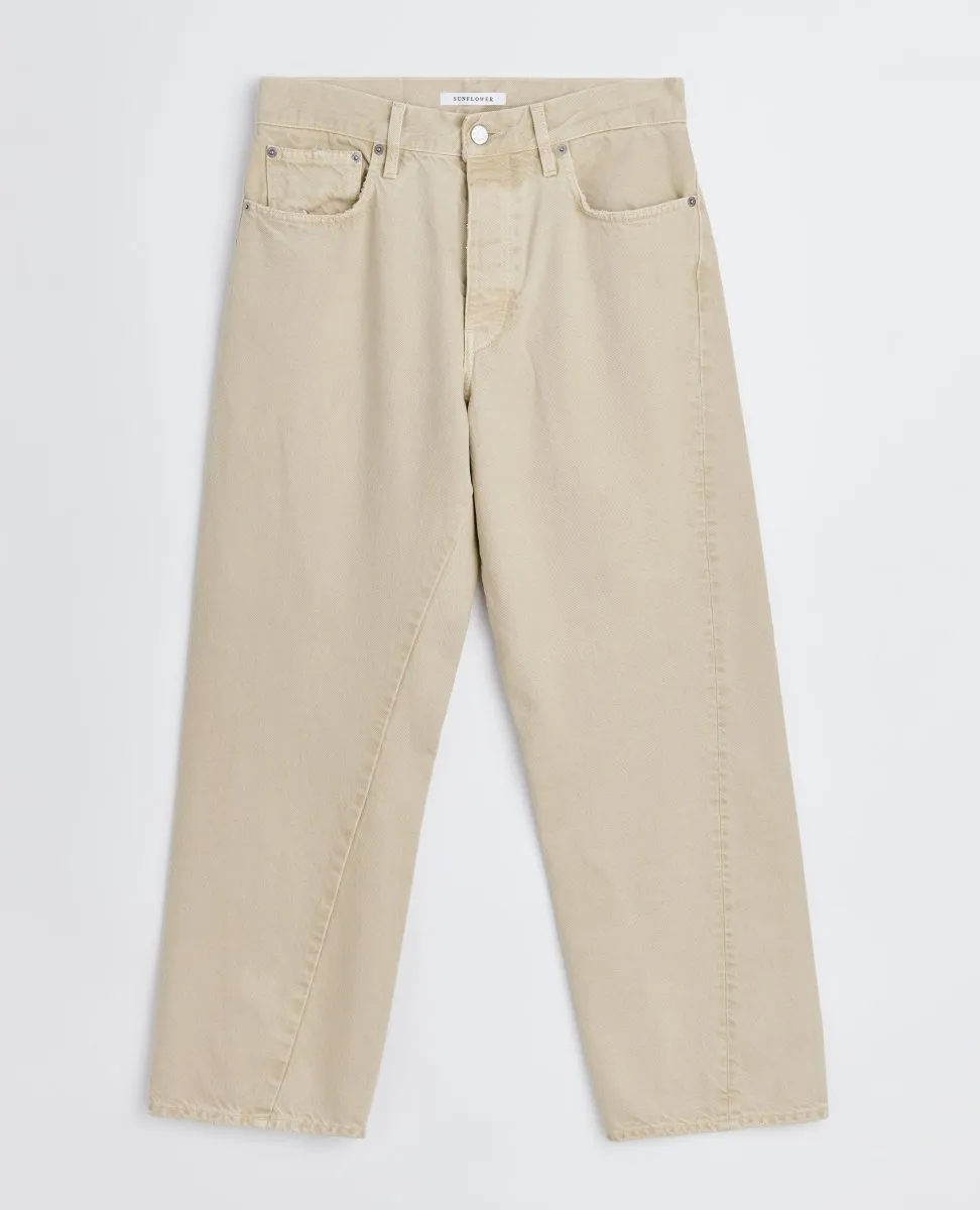 Sunflower WIDE TWIST JEANS Vintage Sand SS24