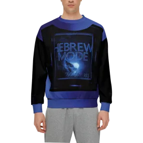 Hebrew Mode - On 01-06 Men’s Designer Relaxed Fit Front Patch Sweatshirt