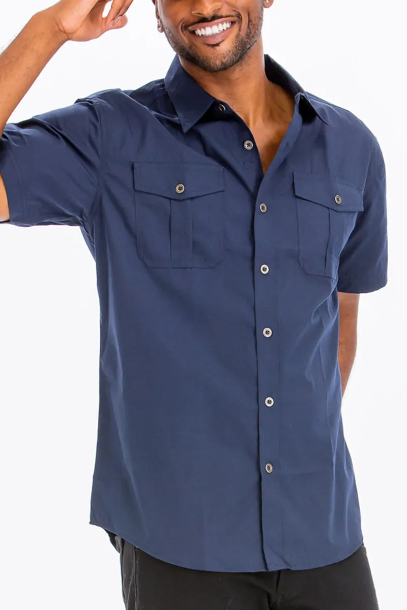 Two Pocket Button Down Shirt