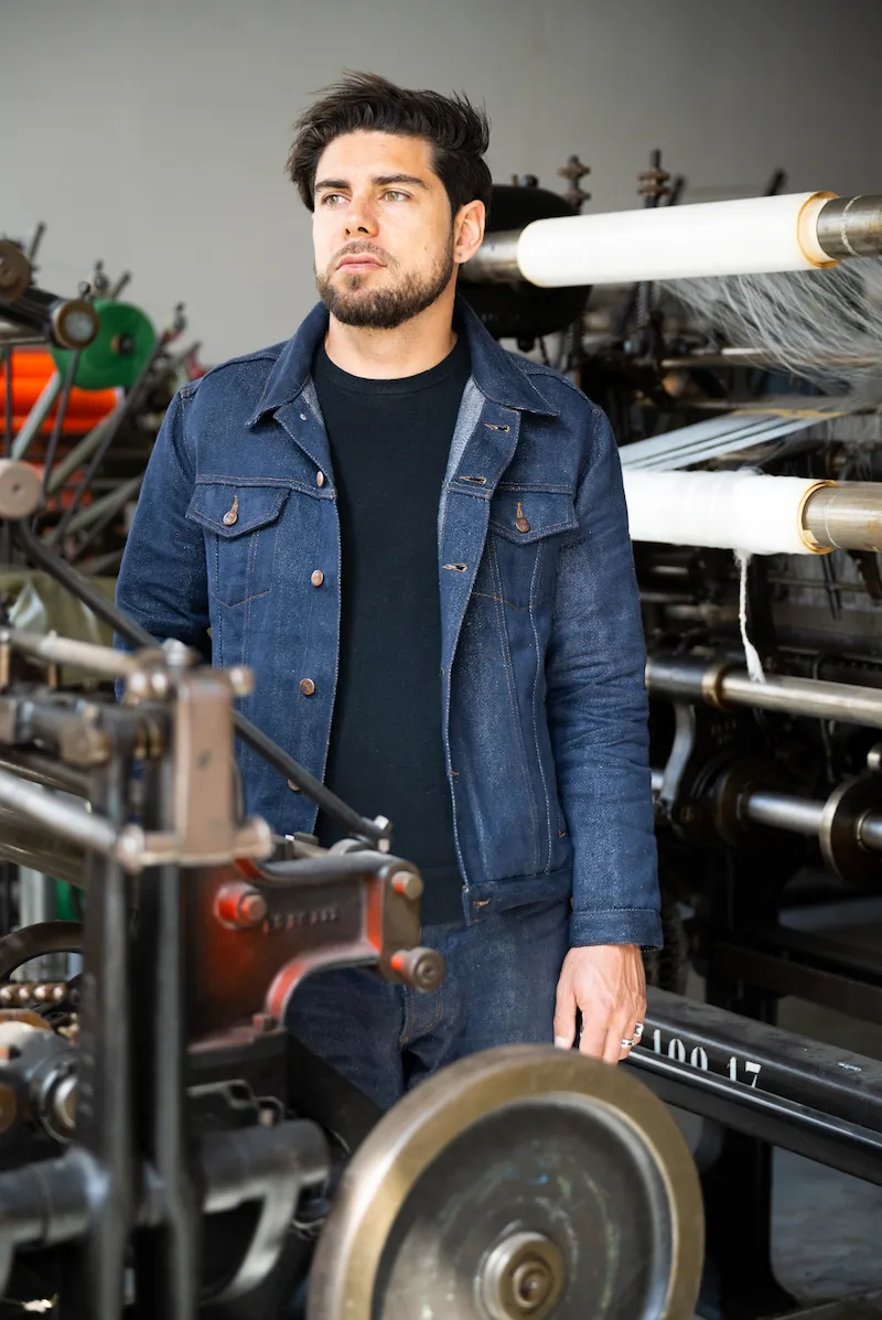 Sustainable Men's Denim Jacket | 3 Fabric Options