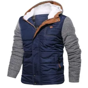 hooded puffer winter jacket for mens