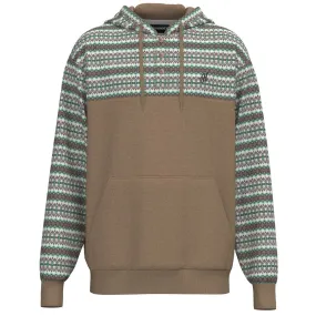 'Hooey' Men's Jimmy Striped Hoody - Brown / Cream