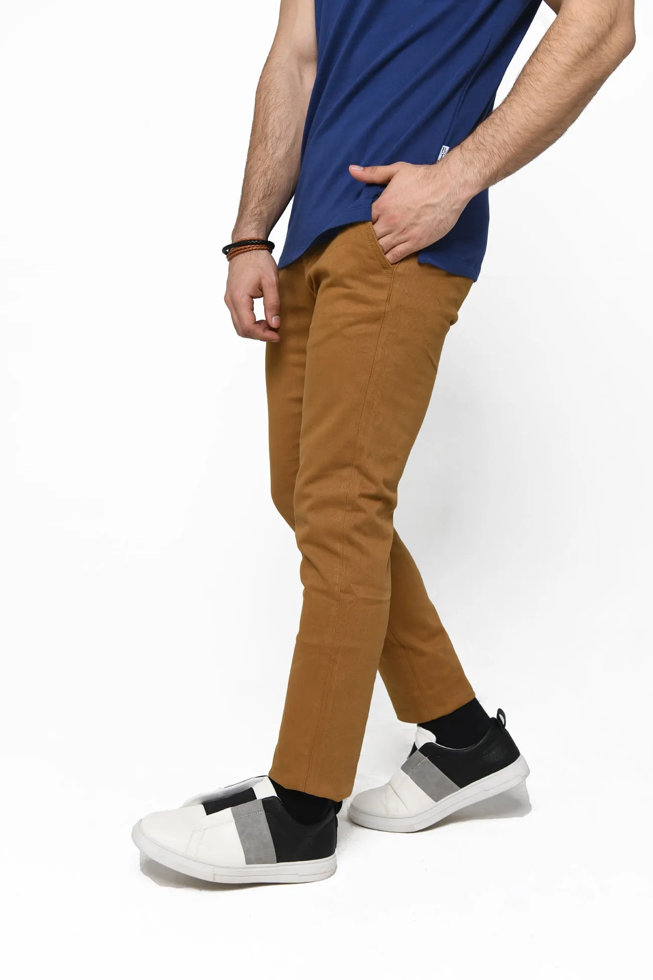 COTTON CHINO PANTS