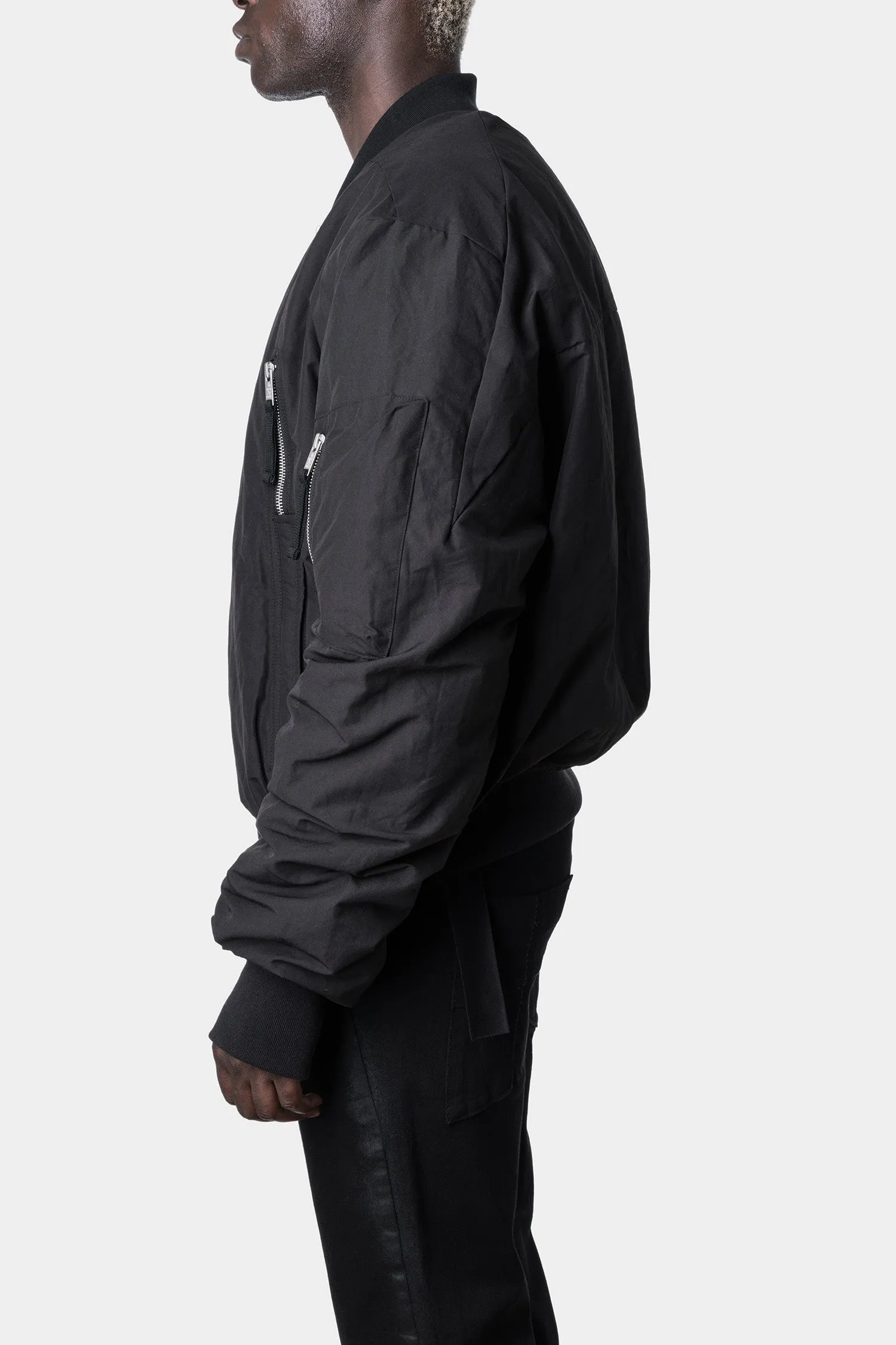 Padded winter bomber jacket, Black