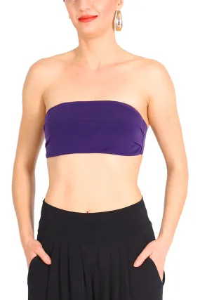 Jersey Bandeau Bra (L,XL)