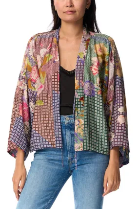 Johnny Was Locust Makenna Silk Revsible Kimono