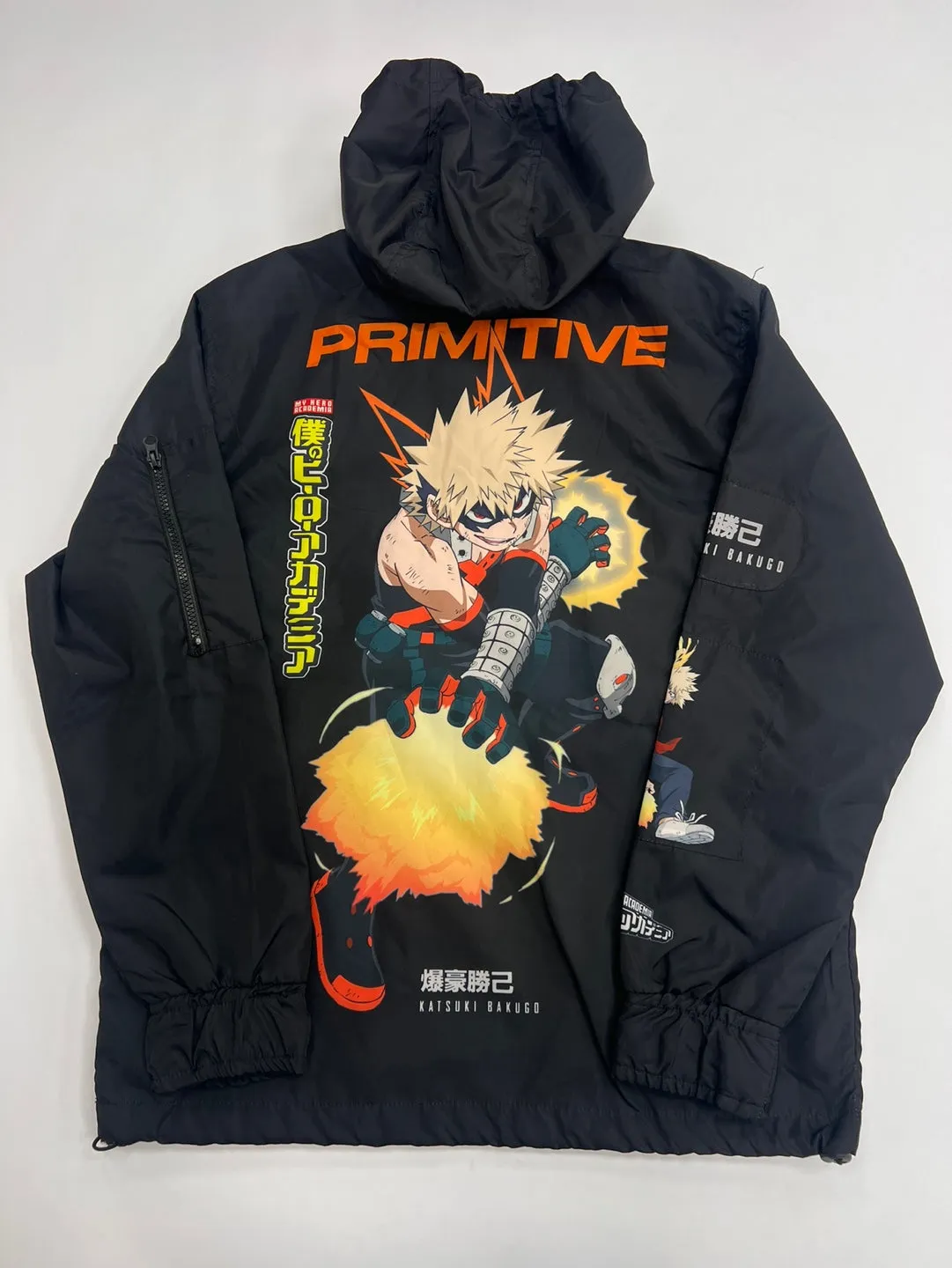 Primitive Izuku Midoriya Anorak Jacket - Black