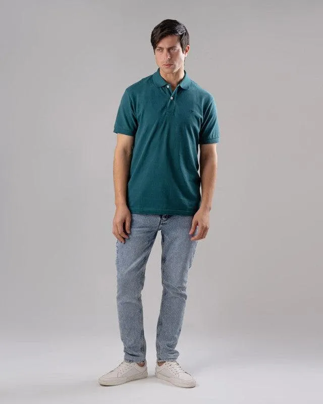 CLASSIC FIT PIQUE POLO SHIRT - GINZARY