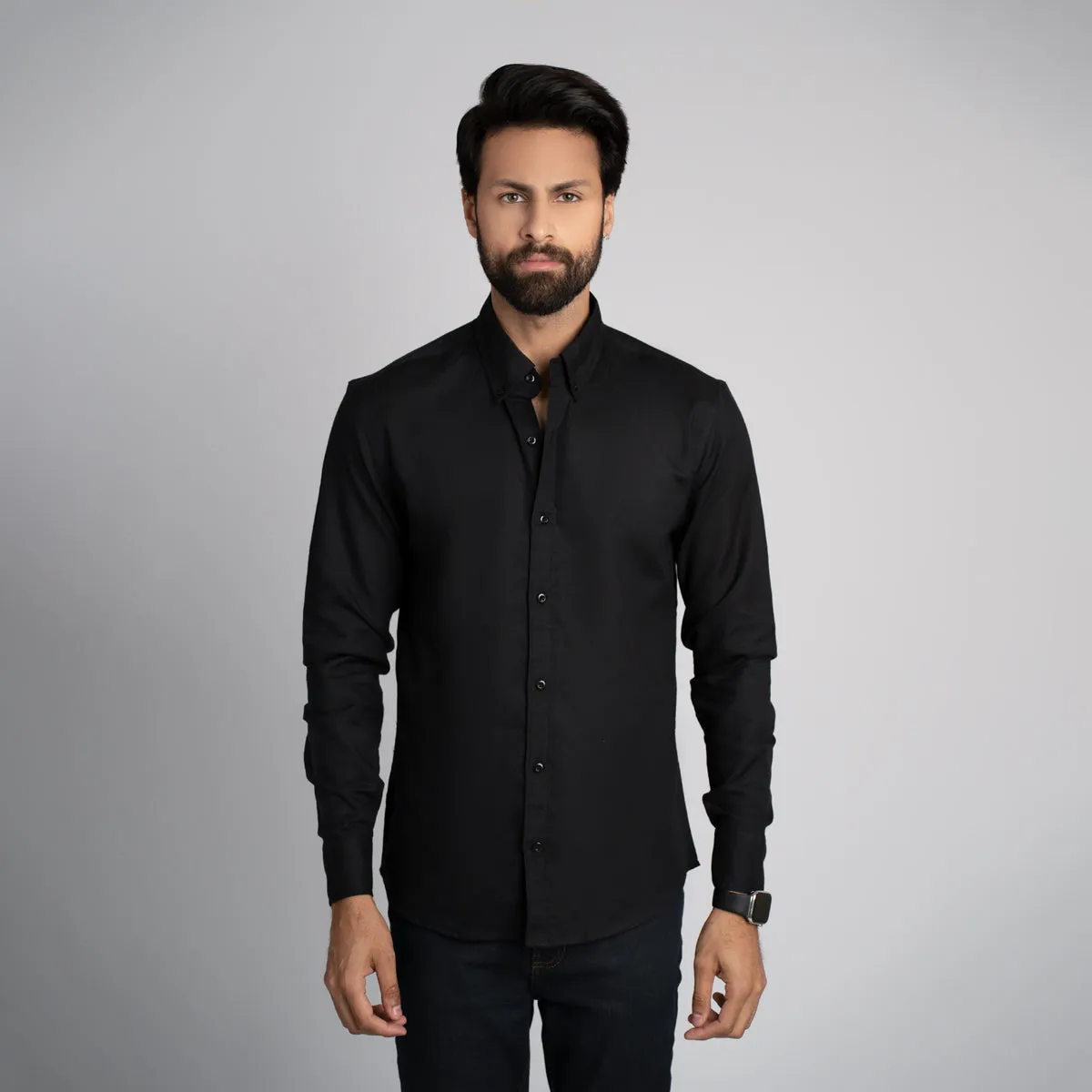 Poplin Plain Oxfort Shirt - HSSM3230003