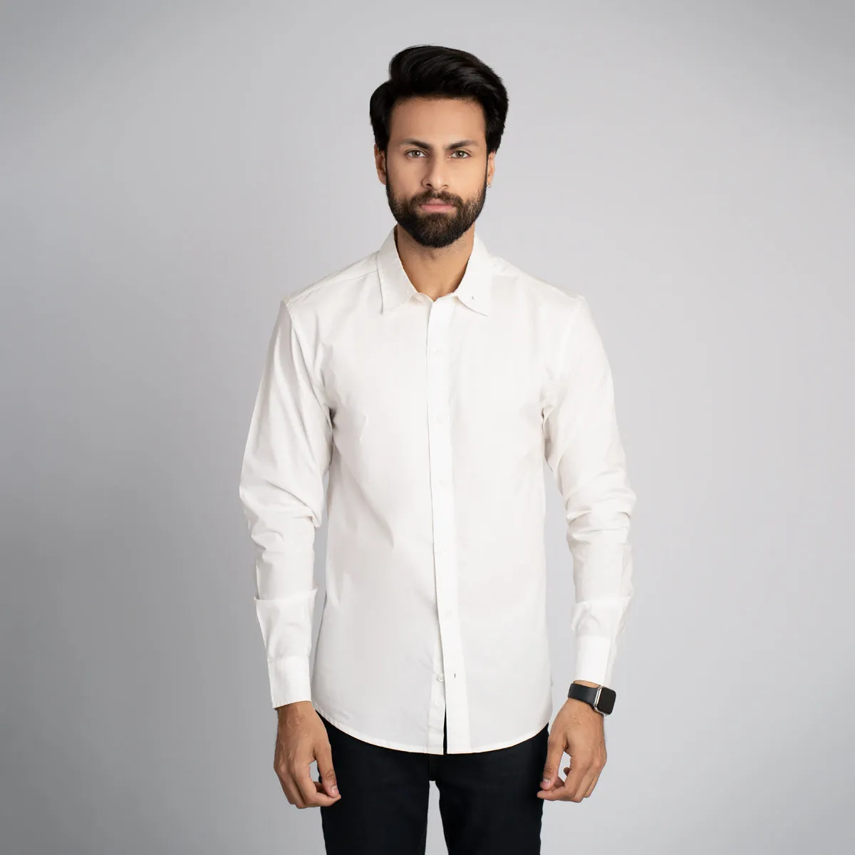 Poplin Plain Oxfort Shirt - HSSM3230003