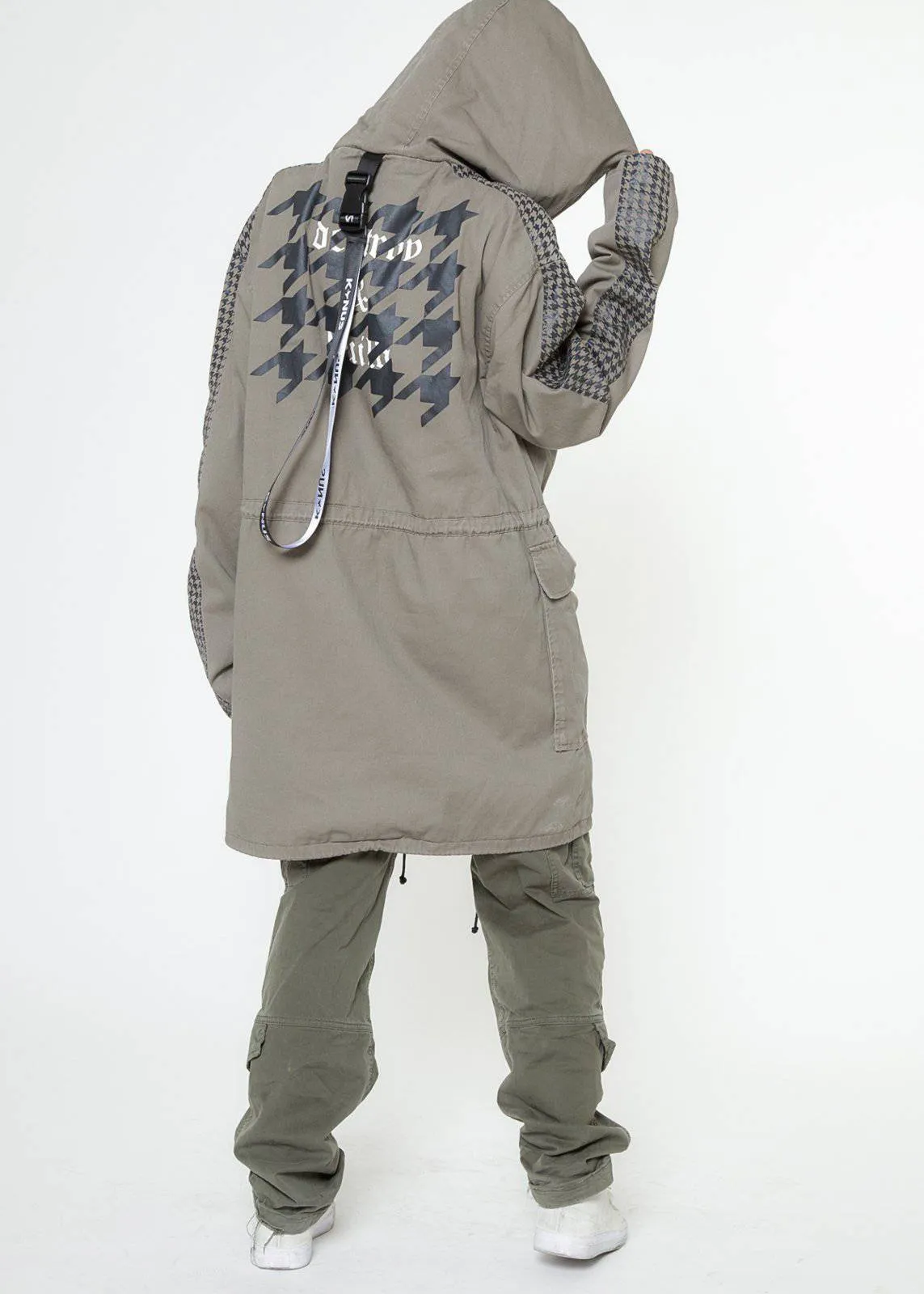 Konus Men's Oversize Hooded M65 in Khaki