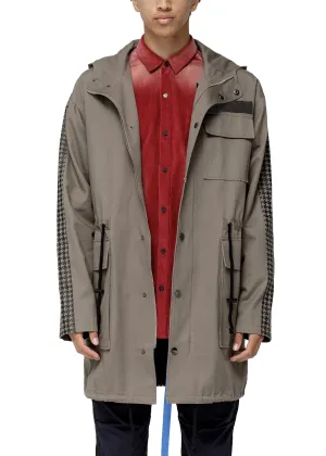 Konus Men's Oversize Hooded M65 in Khaki