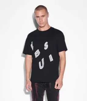 KSUBI Letters Kash Ss Tee Jet Black