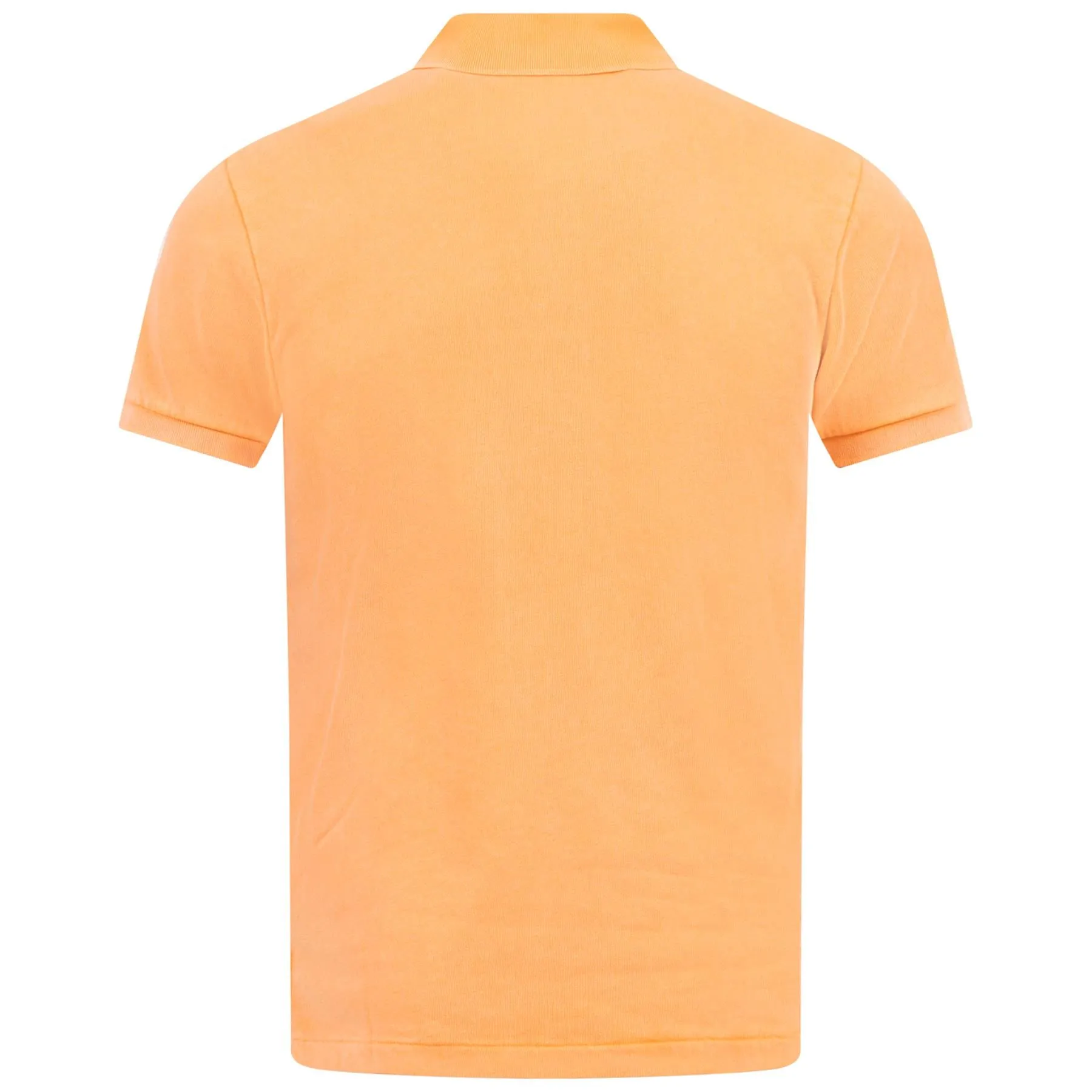 Polo Golf Slim Fit Cotton Knit Polo Summer Coral Orange - SU24