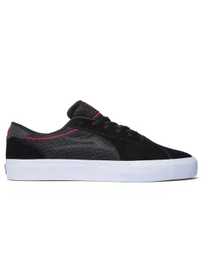 Lakai x Chocolate Flaco 2 Black/Red Suede Shoes