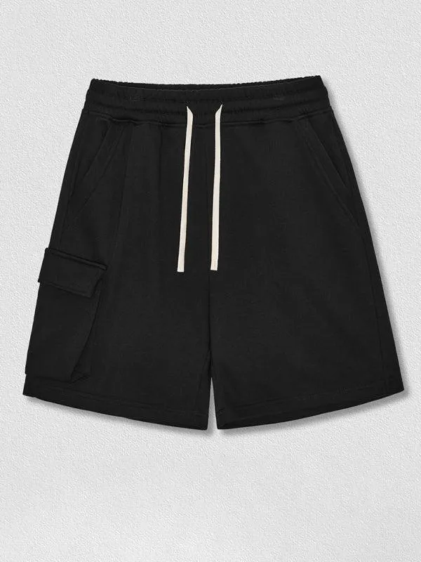 Drawstring Men Cargo Shorts