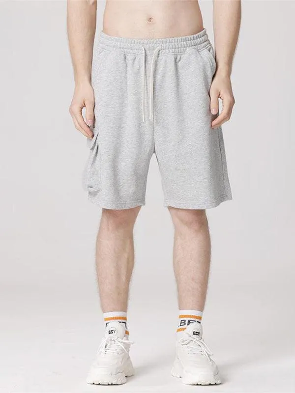 Drawstring Men Cargo Shorts