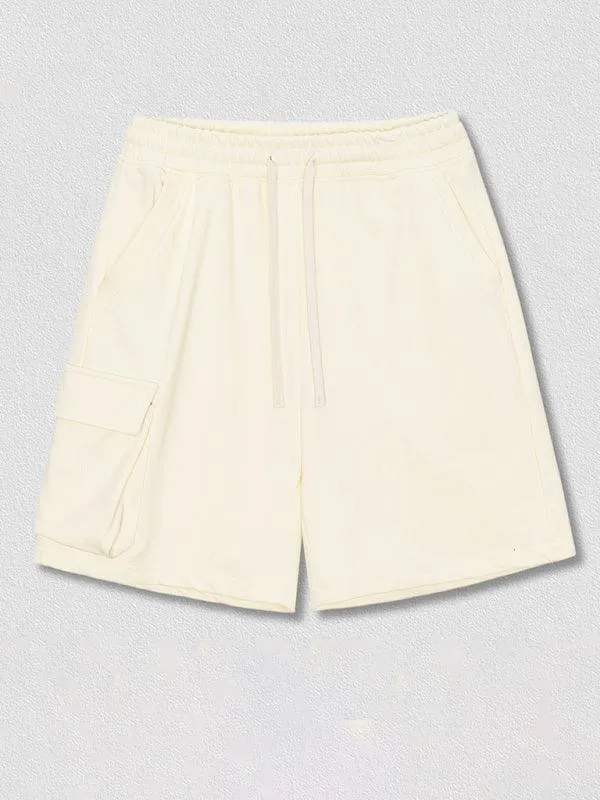 Drawstring Men Cargo Shorts