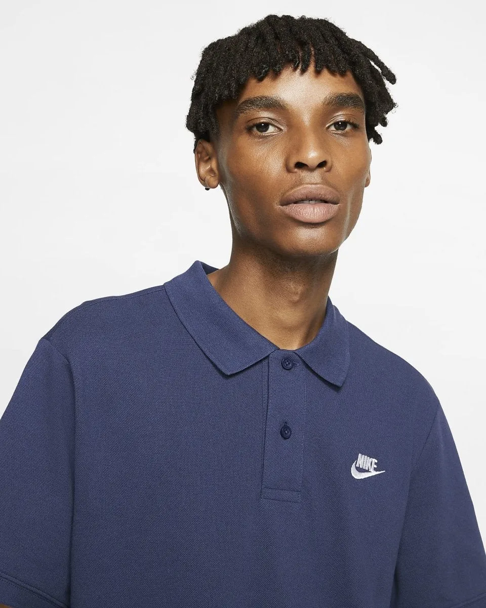 NIKE MEN'S SPORTSWEAR NAVY POLO TEE