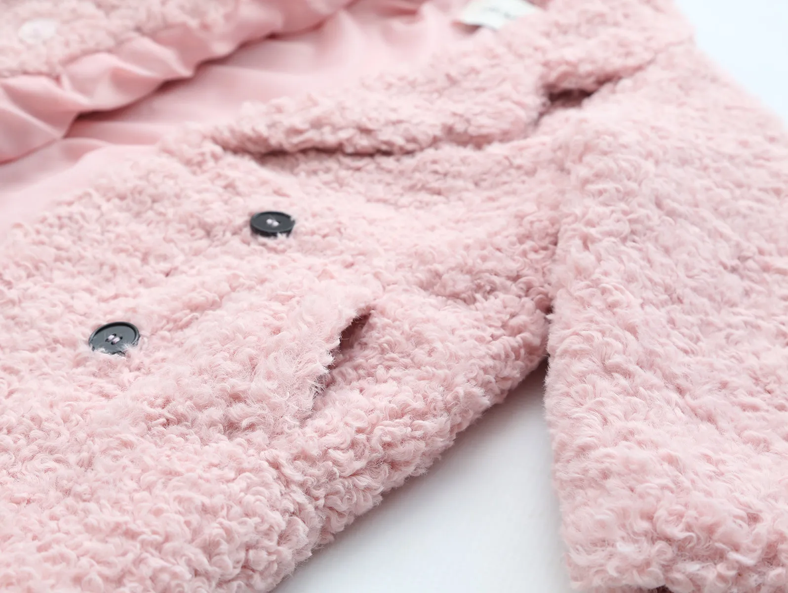 Teddy Coat pink