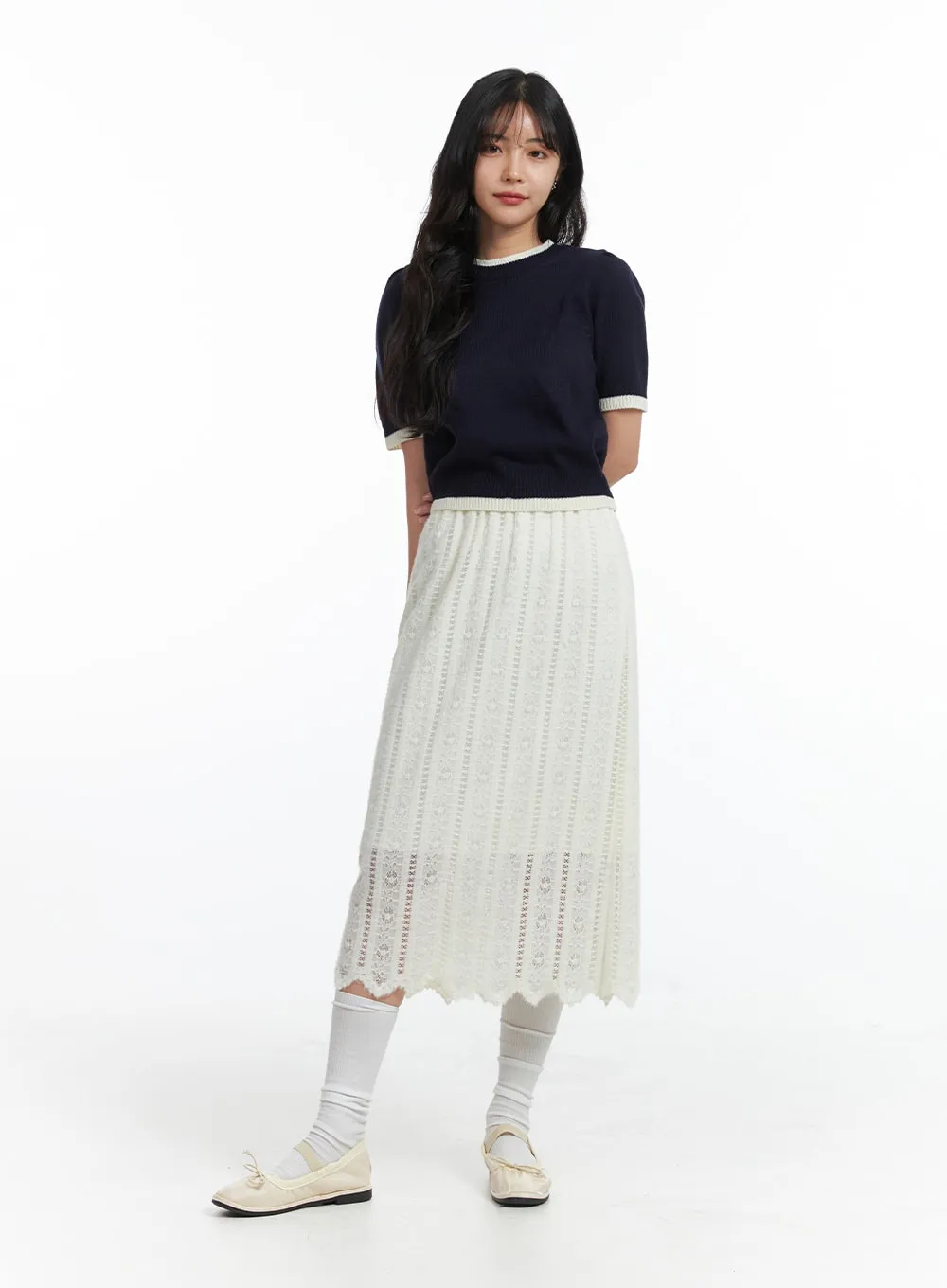 Long Laced Skirt OJ425