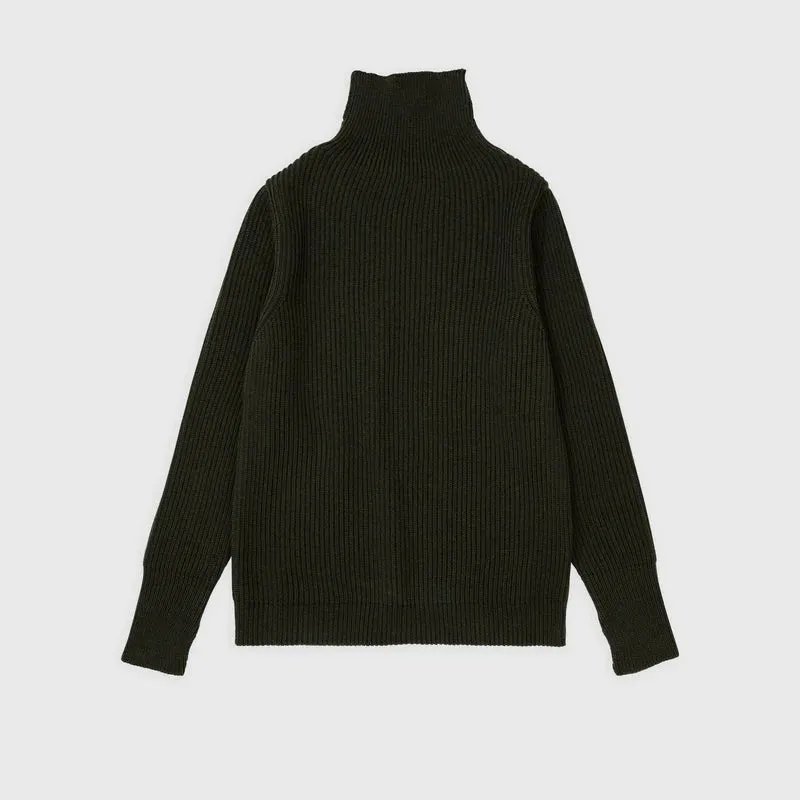 Andersen-Andersen Navy Turtleneck Hunting green