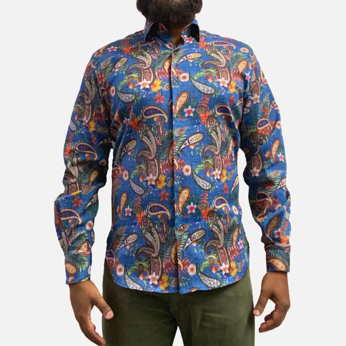 Luchiano Visconti Paisley Shirt For Men | 4877 Multi | Clearance