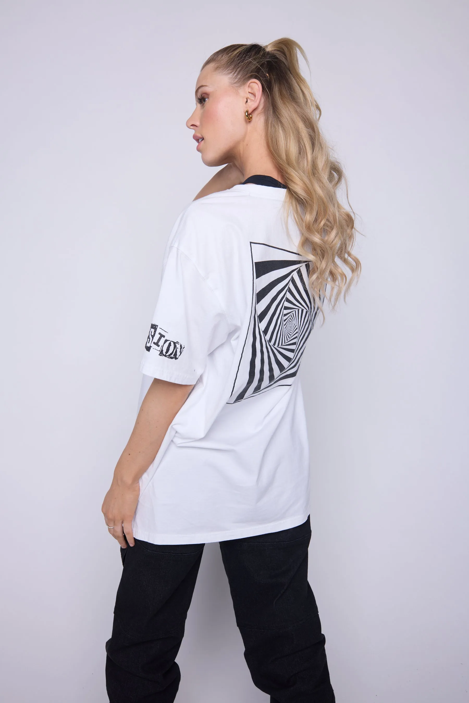 Spiral Box T-Shirt - Ivory