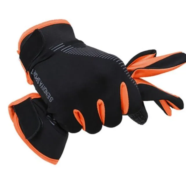 1 Pair Bike Bicycle Gloves Full Finger Touchscreen Men Women  MTB Gloves Breathable Summer Mittens MJ