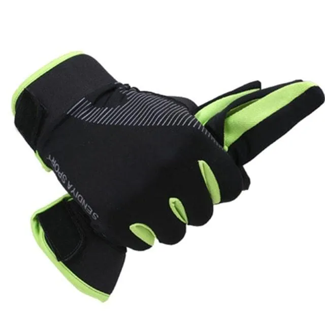 1 Pair Bike Bicycle Gloves Full Finger Touchscreen Men Women  MTB Gloves Breathable Summer Mittens MJ