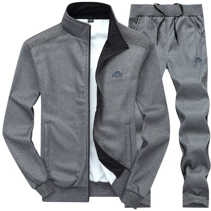 Men Tracksuits with Pants New Gyms Set Sportswear Sweatsuits