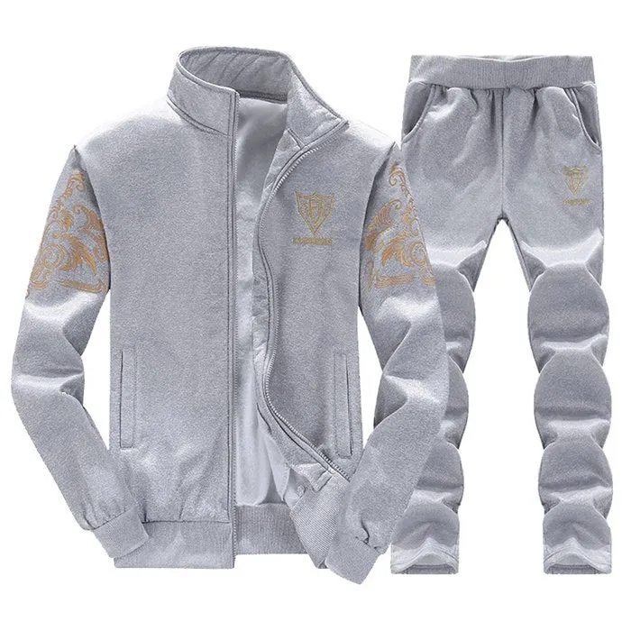 Men Tracksuits with Pants New Gyms Set Sportswear Sweatsuits