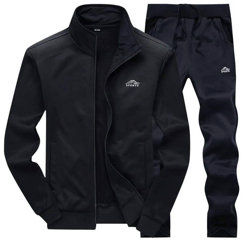 Men Tracksuits with Pants New Gyms Set Sportswear Sweatsuits