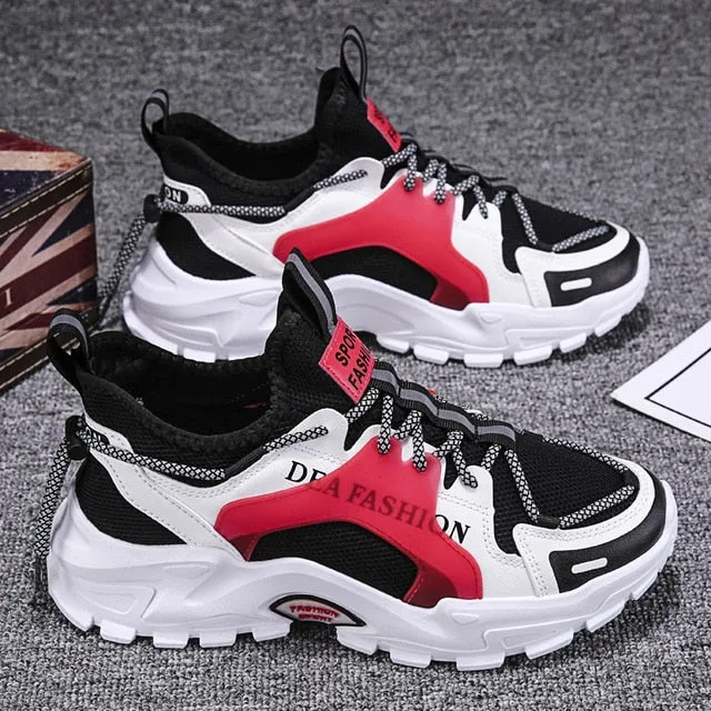 Hot Sale Men Trend Sneakers Patcahwork Running Shoes