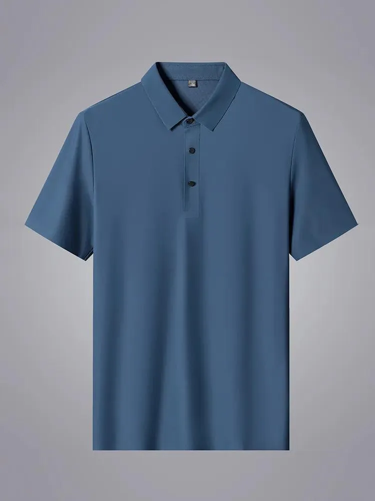 Plain Short Sleeve Men Polo Shirt