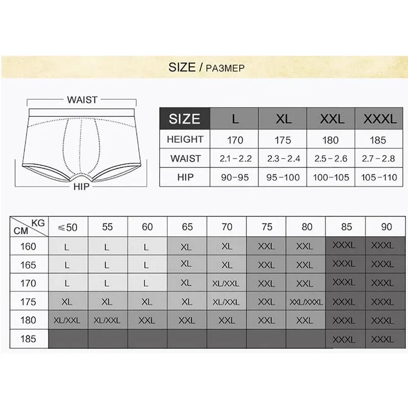 Boxers Mens Underwear Modal Boxer Men Pure Color Boxer Shorts