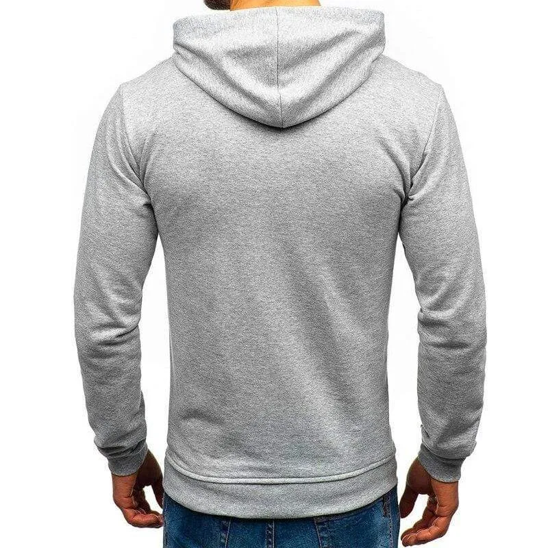 Men's Casual Hoodies Sweatshirts Male black gray Red Hooded Pullovers Solid Color Outerwear Tops 10 Colors M-3XL