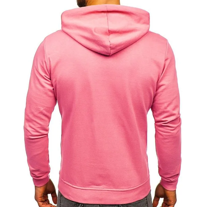 Men's Casual Hoodies Sweatshirts Male black gray Red Hooded Pullovers Solid Color Outerwear Tops 10 Colors M-3XL