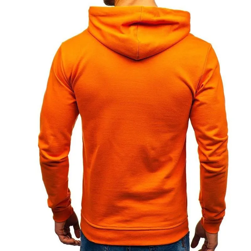 Men's Casual Hoodies Sweatshirts Male black gray Red Hooded Pullovers Solid Color Outerwear Tops 10 Colors M-3XL