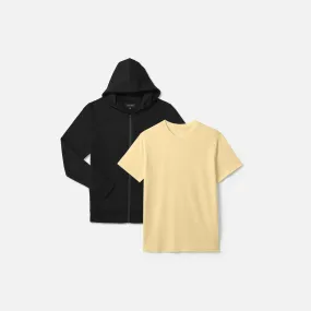 Men's Hoodie   T-Shirt Bundle