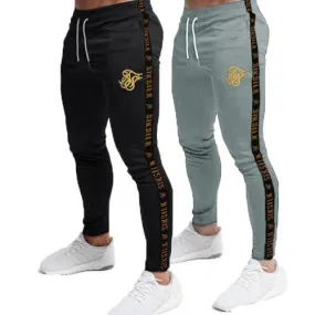 Mens Joggers Sweatpants Skinny Tracksuit