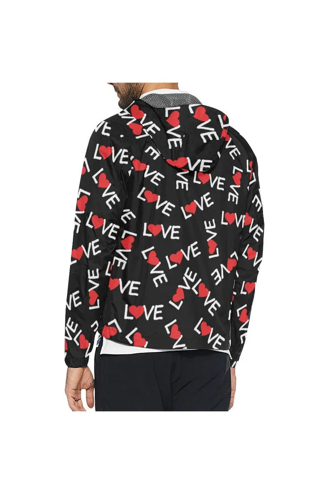 Loving You Unisex All Over Print Windbreaker