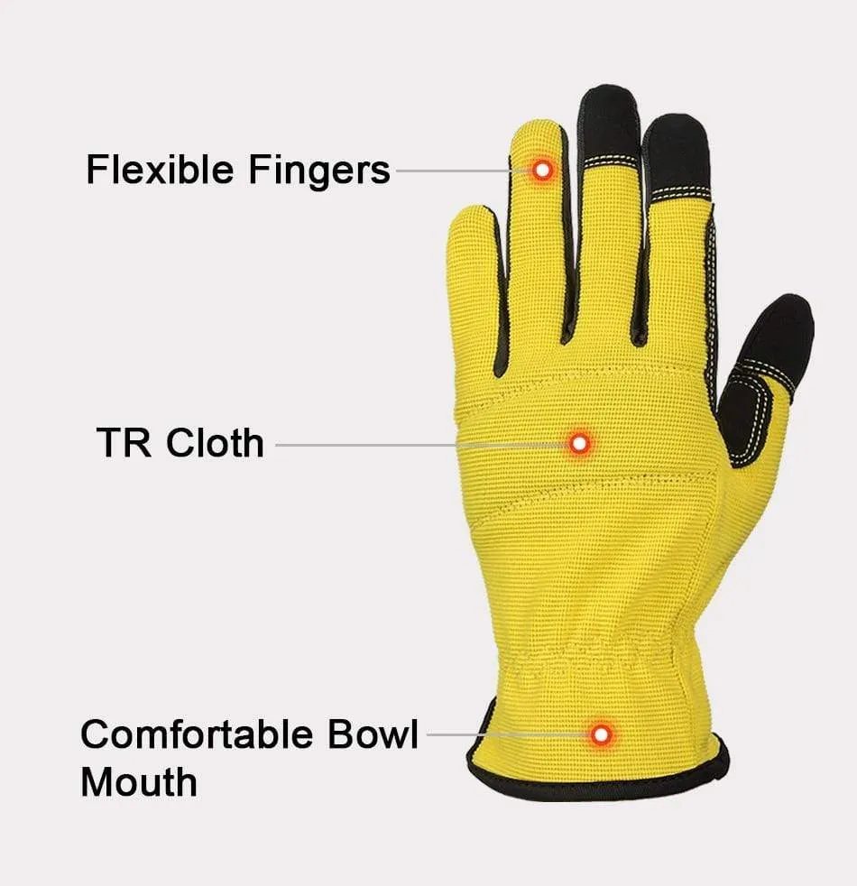 Mechanical  Running  Gloves Sports Outdoor Deerskin Leather Moto Racing Cycling Bike Gloves For Men Women