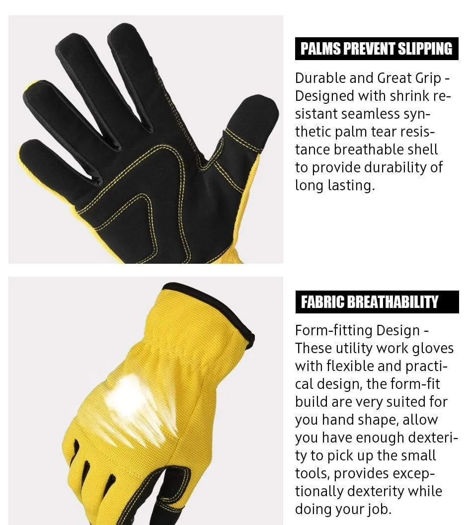 Mechanical  Running  Gloves Sports Outdoor Deerskin Leather Moto Racing Cycling Bike Gloves For Men Women