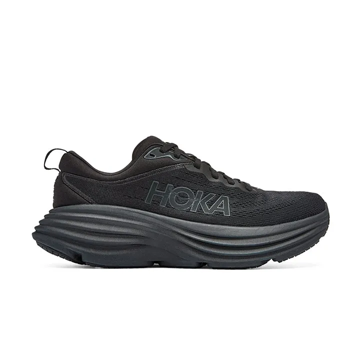 HOKA Women's Bondi 8 Wide Black/Black