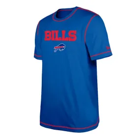 New Era Bills Royal Blue Short Sleeve Shirt