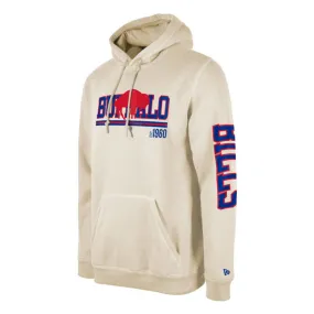 New Era Buffalo Bills Stone With Retro Logo Hoodie