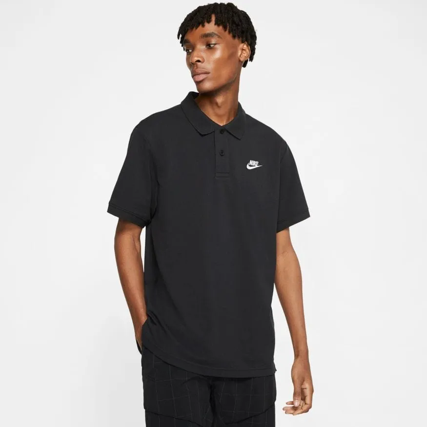 NIKE MEN'S SPORTSWEAR BLACK POLO TEE