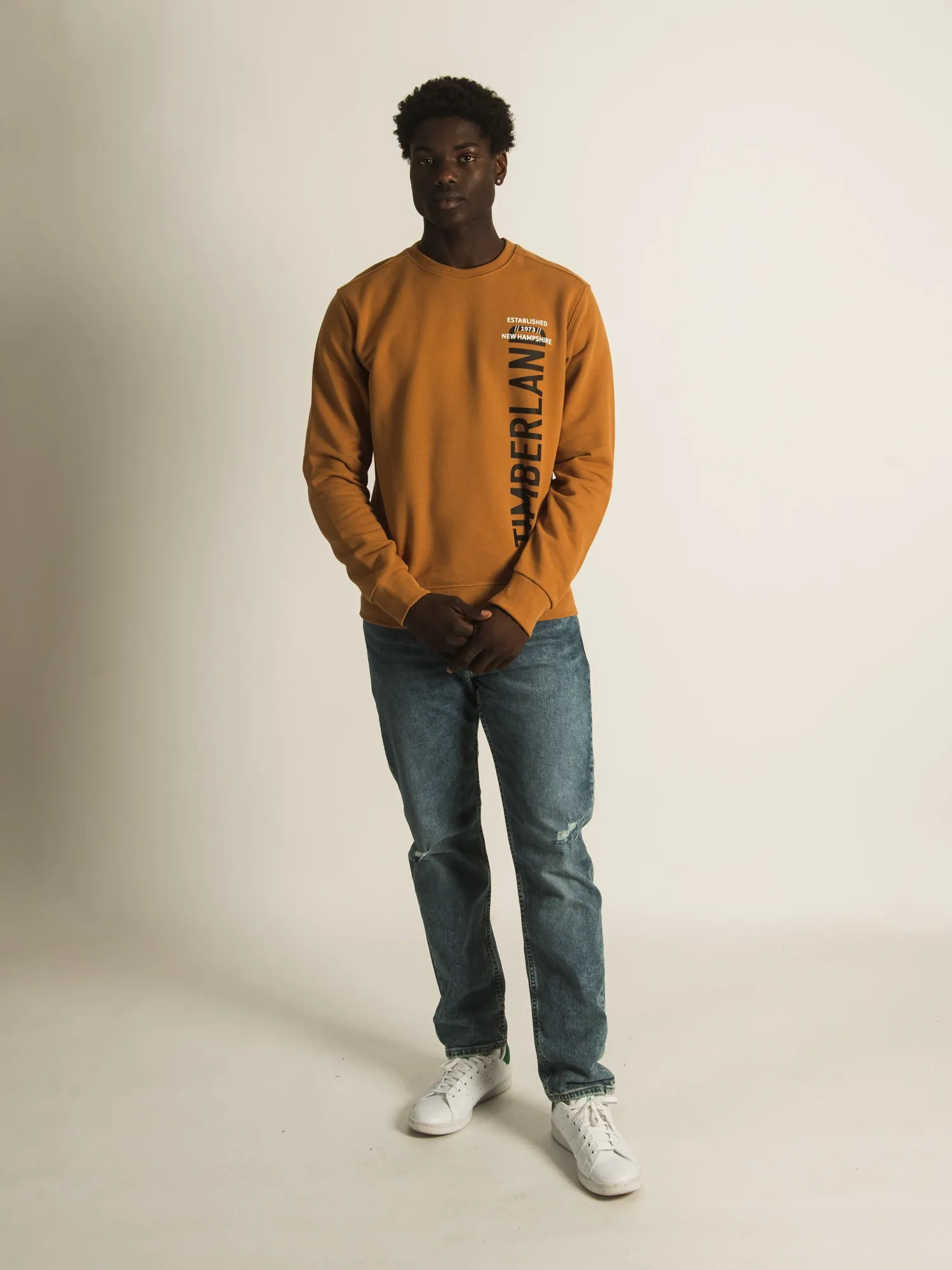 TIMBERLAND ELEVATED SIDE LOGO SWEATSHIRT